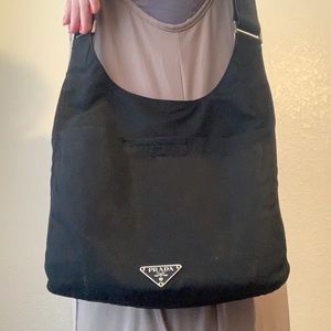 Prada cross body messenger bag